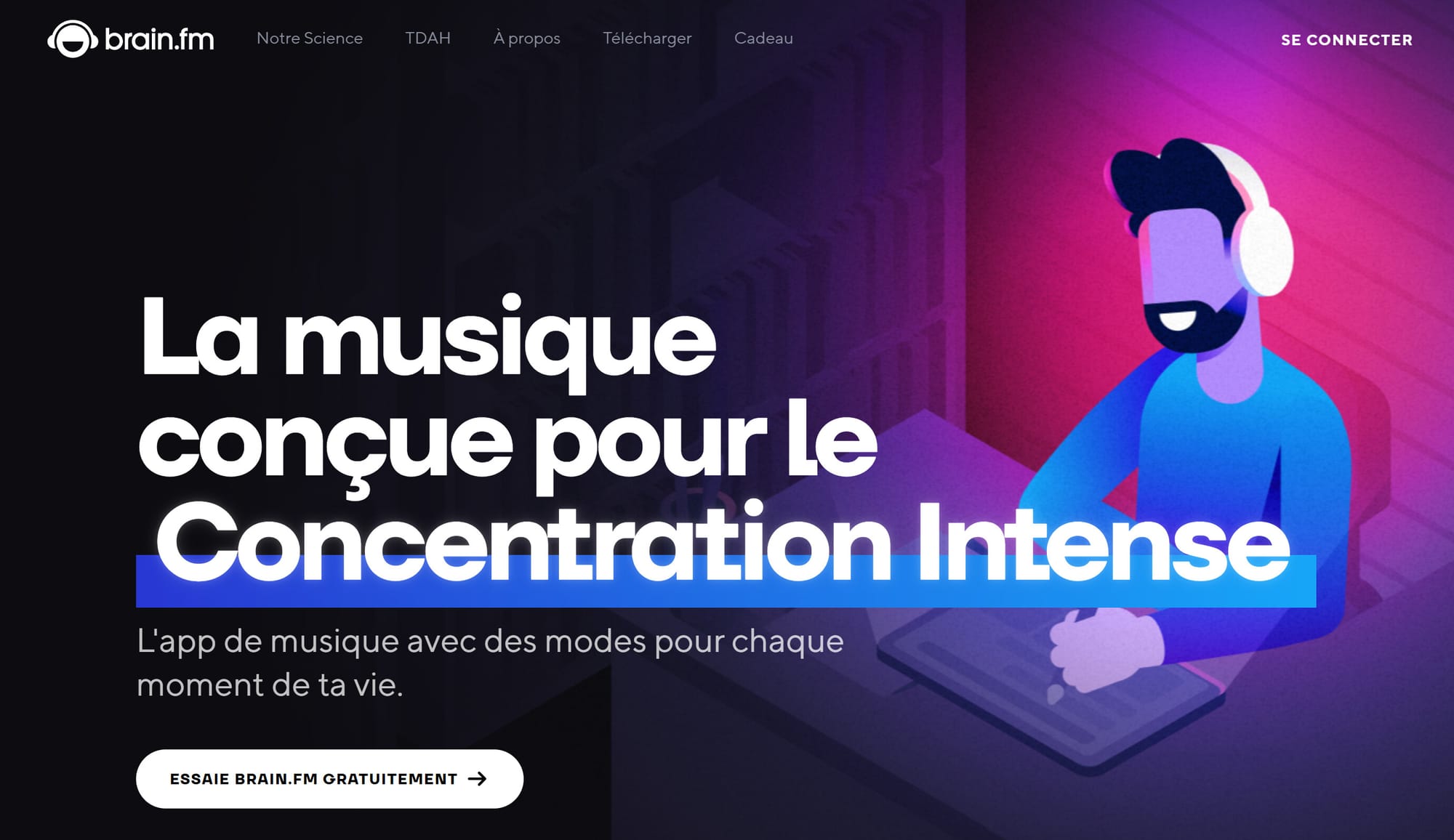 musique concentration brain.fm